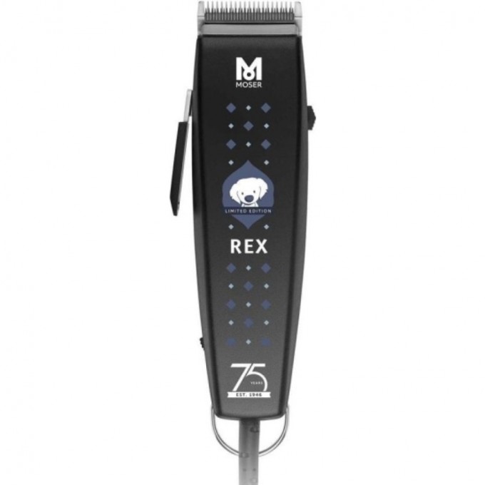 Машинка для стрижки шерсти MOSER REX черный, юбилейная серия 1230-0070